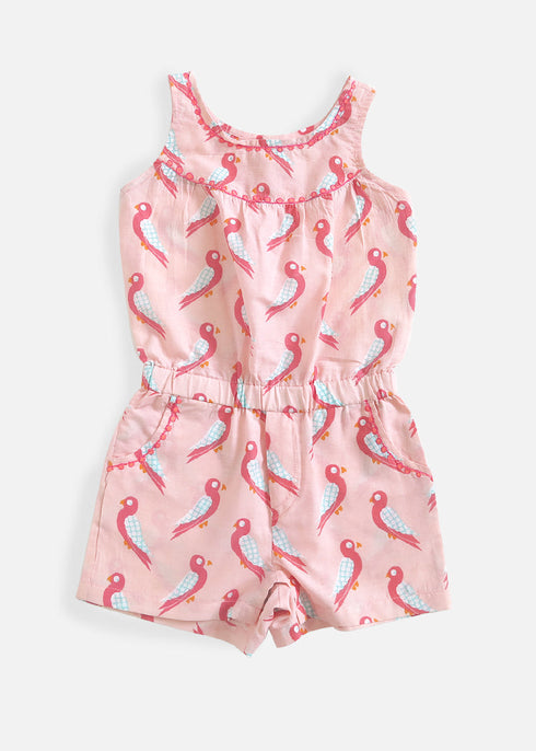 tota printed on girls jumpsuit